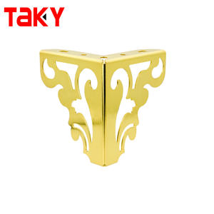 Pieds de meubles en or, pieds de <span class=keywords><strong>table</strong></span> en métal, pieds de canapé en métal doré, pieds de canapé luxueux, OEM personnalisé - Product Image 6