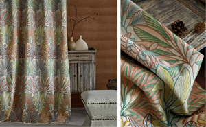 Cortinas Bordadas de Alta Gama, Nuevo Estilo, Mezcla de Lino Natural con Bloqueo de Luz y Aislamiento Térmico para Casa o Villa - Product Image 3