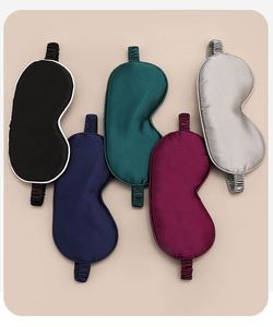 Wholesale Satin Adjustable Custom Double Sided Black Out Sleeping Eye <b>Mask</b> for <b>Sleep</b> Travel - Product Image 2