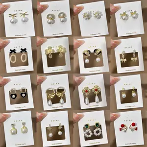 100 Design Options Earrings Wholesale Fashion Dainty Earrings S925 Silver Stud Earrings For Women