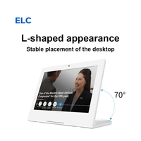 OEM Tablette Android à écran tactile LCD 10.1 pouces Conception en forme de L POE RJ45 pour l'évaluation de la caisse d'entreprise Réseau Wi-Fi