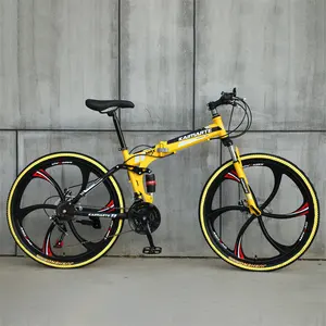 Bicicleta plegable portátil de marco ligero de ciclo barato bicicleta de montaña plegable de deportes de aventura competitiva