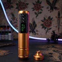 Máquina de Tatuar de Acero Inoxidable 7000 9000 RPM con Motor Sin Núcleo y Pluma RCA para Agujas de Cartucho