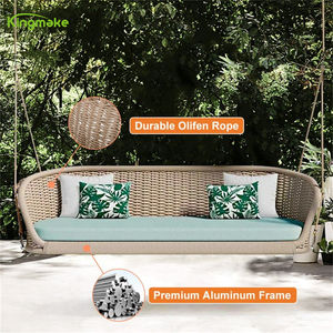 KIngmake-Silla <span class=keywords><strong>colgante</strong></span> para exterior, columpio interior para el hogar, dormitorio, cuna, <span class=keywords><strong>hamaca</strong></span>, balcón, <span class=keywords><strong>Nido</strong></span> de Pájaro, <span class=keywords><strong>colgante</strong></span> de <span class=keywords><strong>mimbre</strong></span> - Product Image 6