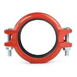 Pince d'accouplement en T Mech rigide rainurée Jis support de <span class=keywords><strong>lampe</strong></span> en acier au manganèse à ressort pour feu de tuyau - Product Image 1