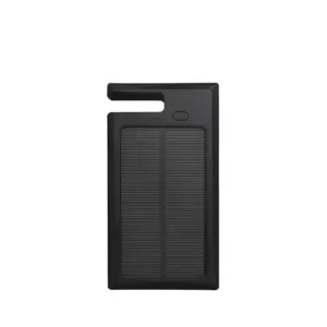ES900 OEM सौर बैटरी लिथियम powerbank पानी के सबूत solaire 2usb 12000 mah क्रेडिट कार्ड आकार सौर पैनल पावर बैंक उपहार सेट