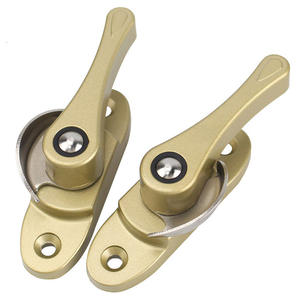 Juego de Candados Universales de Acero Inoxidable y Aleación de Zinc con Instalación de Tornillos para Ventanas Corredizas y Cierres de Gancho para Puertas - Product Image 1