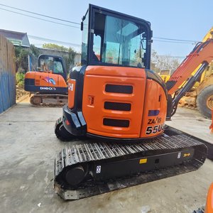 Prix bas 95% nouvelle machine de construction d'occasion utilisée Hitachi Zaxis 55 Japon d'occasion 5.5 tonnes Hitachi Zx55usr Mini pelle à vendre - Product Image 1