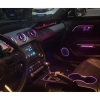 Accessoire de voiture de qualité supérieure, lampe intérieure, lumière douce, style amélioré, lumière ambiante dynamique pour Ford Mustang 2015-2022