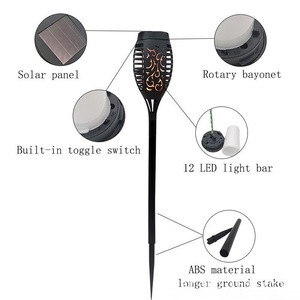 ไฟสำหรับตกแต่งภูมิทัศน์ IP65เต้นรำไฟ LED สวนพลังงานแสงอาทิตย์ LED สนามหญ้ากลางแจ้งกันน้ำ