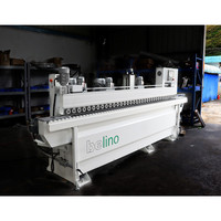Machine à poncer les bords Belino CE, ponceuse de bords pour bois, 3 unités, moteur 8,3 kW, PLC, haute productivité pour les meubles en MDF/bois massif