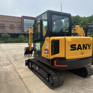 Mini-excavatrice SANY SY60C d'occasion de haute qualité, 6 tonnes, très demandée, avec peu d'heures de fonctionnement et des performances élevées, machine économique - Product Image 5
