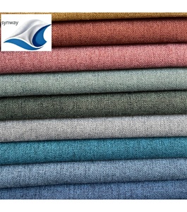 Tissu en polyester 100% imitation lin tissé 260 g/m², principalement utilisé pour les canapés et la tapisserie de meubles. - Product Image 1