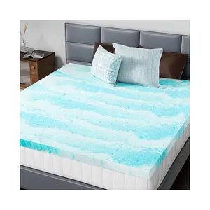 Breathable Twin 2 Inch Gel Memory Foam Mattress Topper memory foam mattress for beds mattress