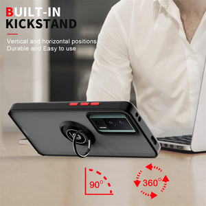 Per Xiaomi Redmi K70 K60 K50 K40 K20 Pro K70E K40S Poco X6 F5 <span class=keywords><strong>Mi</strong></span> <span class=keywords><strong>9T</strong></span> Pro <span class=keywords><strong>Cover</strong></span> opaca antiurto custodia posteriore ibrida con anello - Product Image 5