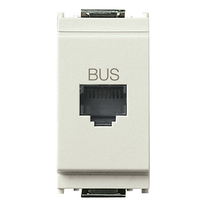 Prise RJ11 blanche BUS hauteur 5,3 cm pour connexion bus - Product Image 1