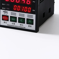 Tachometer Digital dan Penghitung Panjang TENGLONG JDM72-5SX 110V-220V dengan Panel Reset Tipe Baru 5 Digit Frekuensi RPM