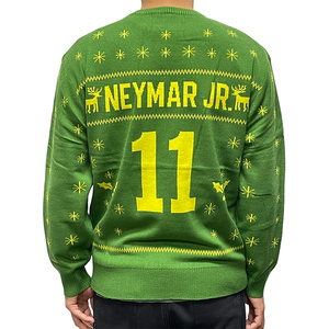 Factory Wholesale Football Game Style Knit Pullover Women's Sweaters Christmas <strong>Jumpers</strong> <strong>Plus</strong> <strong>Size</strong> Sweaters for Soccer Fan - Product Image 2