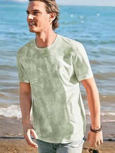 เสื้อยืดคอกลมแขน<span class=keywords><strong>ส</strong></span>ั้นผู้ชาย ลายไทไ<span class=keywords><strong>ด</strong></span> <span class=keywords><strong>ส</strong></span>ไตล์ลำลอง พิมพ์ลายกราฟิก ฮิปสเตอร์ เนื้อผ้ายื<span class=keywords><strong>ด</strong></span>หยุ่น - Product Image 2
