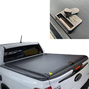 Handas Pick up tampa caminhão tonneau cama capa caminhão único bloqueio push-pull tonneau capa