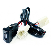 Caricatore USB Rapido QC3.0 per Auto, Modifica del Cambio con Porta di Ricarica per Telefono Cellulare per Skoda Superb 2010-2013