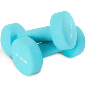 Ensemble de supports de fitness en acier moulé revêtu de caoutchouc coloré haltères en forme d'hexagone avec poids d'haltères à revêtement en néoprène - Product Image 4