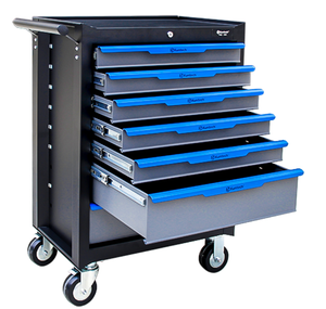 Carrito de Herramientas Metálico de Siete Niveles KT-8169, Manual, con Estuche Rígido y 3 Años de Garantía, para Taller de Reparaciones y Vehículos - Product Image 2