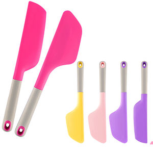 Spatule en silicone multifonctionnelle résistante à la chaleur et antiadhésive de qualité alimentaire pour la cuisine et la pâtisserie - Product Image 1