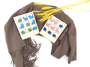 Bàn Cà Phê Gỗ Tailai Tic Tac Toe Trò Chơi Gia Đình Để Chơi Và Trang Trí Nội Thất Trò Chơi Cổ Điển Cho Phòng Khách Bàn Mộc Mạc - Product Image 4