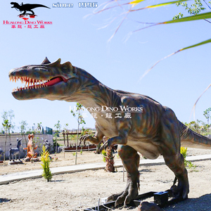 Robot mécanique réaliste de dinosaure du parc jurassique animé, modèle de dinosaure artificiel en métal pour parc d'aventure pour enfants - Product Image 2