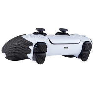 แผ่นยางกันลื่นสีดำ PlayVital Mecha Edition พร้อมปุ่มกดและสติ๊กเกอร์ติดปุ่มไหล่สำหรับจอย PS5 - Product Image 6