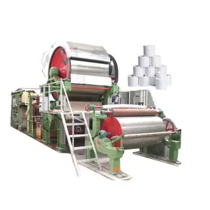 Небольшая производственная линия по производству туалетной бумаги с низкими инвестициями, полностью автоматическая машина для производства туалетной бумаги высокого качества