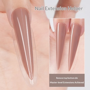 Moules professionnels en <span class=keywords><strong>acrylique</strong></span> pour extensions d'ongles, 240 pièces, avec formes doubles, 15 tailles, pour pose rapide de gel, outils d'art pour salon - Product Image 3