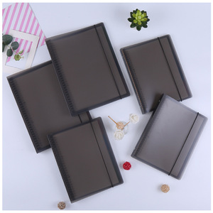 Quaderno Aziendale Nero A4 A5 B5 con Copertina in PP <span class=keywords><strong>a</strong></span> Fogli Mobili, Fornitura Diretta dalla Fabbrica, Personalizzabile con Logo, Ideale come Regalo, Vendita all'Ingrosso - Product Image 5