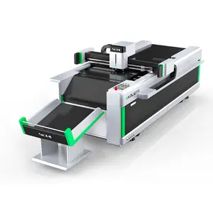 AOL CNC die cuchillo oscilante cartón cajas de dibujos animados paquetes corrugado beso cuchillo v-cut máquina de corte con rueda de plegado