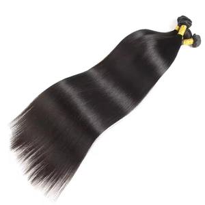 Paquetes de cabello brasileño crudo alineados con cutícula de grado 12A humano virgen de visón sin procesar vendedor de cabello indio para extensiones naturales - Product Image 3