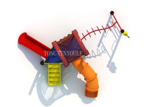 <span class=keywords><strong>2025</strong></span> thiết kế mới tàu cướp biển mẫu giáo trẻ em nhựa trượt sân chơi Thiết bị trẻ em ngoài trời giải trí công viên giải trí để bán - Product Image 4