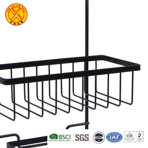 Folding Iron <strong>Hanging</strong> Bathroom <strong>Shower</strong> <strong>Caddy</strong> with Storage Holder - Product Image 4