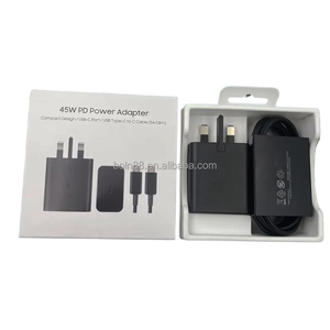 Sản xuất tại Việt Nam EP-T4510 UK Cắm 45W gan siêu nhanh sạc <span class=keywords><strong>Adapter</strong></span> cho Samsung S24 S23 siêu với 1.8m 6FT 5A Cáp - Product Image 1