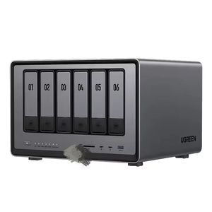 Ugreen dxp6800 6-bay Máy tính để bàn NAS Intel pentium Vàng 8505 Bộ vi xử lý 8GB DDR5 RAM Thương hiệu mới và ban đầu trong kho - Product Image 1