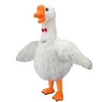 Funtoys Costume de mascotte d'oie gonflable Cosplay Goosey Swan pour adulte Halloween Cartoon Customize Suit Mascotte Furry Fursuit