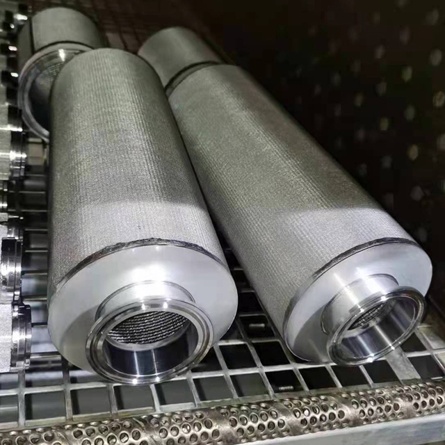 1 5 10 20 Filtration Micron Mesh Stainless Steel Sintered Mesh Filter Element