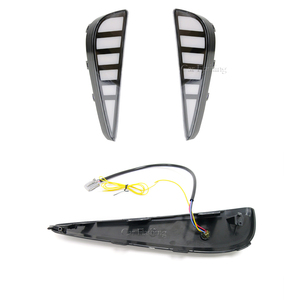 Para Toyota <span class=keywords><strong>Prius</strong></span> 2019 2020 2021 <span class=keywords><strong>2022</strong></span> 2023, Luz LED Diurna Blanca DRL con Cubierta de Luz Antiniebla e Intermitente Amarilla - Product Image 3