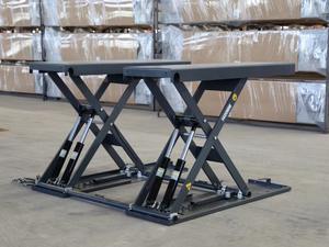 Elevador de Tijera Eléctrico Portátil, Gato Hidráulico para Automóviles de Garaje con Posición Media, Certificado CE, Capacidad de Elevación de 4000 kg - Product Image 2