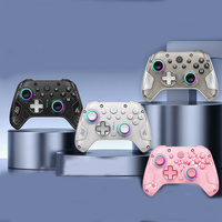Manette de jeu sans fil magnétique 9 axes à effet Hall pour Switch 2, Switch, PC, TV, contrôleur sans fil avec RGB, bouton C et fonction vocale