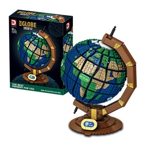 Planète <span class=keywords><strong>Globe</strong></span> BRIQUE DIY <span class=keywords><strong>Puzzle</strong></span> Modèle Jouet Éducatif Creative Science Affichage Blocs de Construction Ensemble pour Enfants Enfants Cadeau D'anniversaire - Product Image 1
