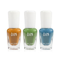 Bac usine OEM 8ml de vernis à ongles à base d'eau pour manucure à ongles, mat, personnalisé