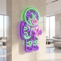Enseigne néon LED rétroéclairée personnalisée Zhilin, lettres néon personnalisées, décoration commerciale, impression UV, étanche IP65, pour bar et maison