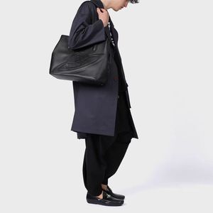 <span class=keywords><strong>Empress</strong></span> dowager cixi Túi đeo nách vai Hobo cho nữ 2024 mùa thu mùa đông mới in hình Saturn Tote Vải Thiều polyester màu đen thời trang - Product Image 3
