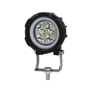 2021ไฟ LED <span class=keywords><strong>12W</strong></span> รอบดวงตาตัดหมอก4นิ้วสีแดงสีฟ้าสีเหลืองสีขาวไฟออฟโรดสำหรับ offorad ATV UTV